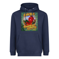 Navy waiting for columbus - little feat Heavyweight Hoodie - linhVisuals