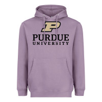 Lavender Purdue University, Apparel Heavyweight Hoodie - linhVisuals