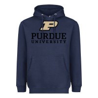 Navy Purdue University, Apparel Heavyweight Hoodie - linhVisuals