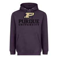 Plum Purdue University, Apparel Heavyweight Hoodie - linhVisuals