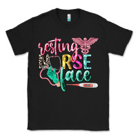 Black resting nurse face Classic Tee - CowGirlArtShop