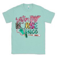 Seafoam resting nurse face Classic Tee - CowGirlArtShop