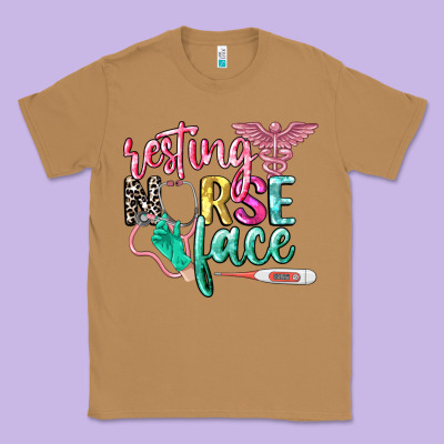 Resting Nurse Face Classic Tee Designed By Cowgirlartshop