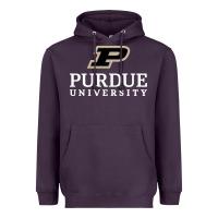 Plum Purdue University, Apparel Heavyweight Hoodie - linhVisuals