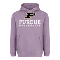 Lavender Purdue University, Apparel Heavyweight Hoodie - linhVisuals