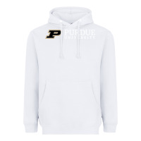 White Purdue University, Apparel Heavyweight Hoodie - linhVisuals