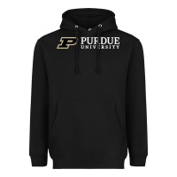 Black Purdue University, Apparel Heavyweight Hoodie - linhVisuals