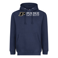 Navy Purdue University, Apparel Heavyweight Hoodie - linhVisuals