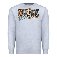 Heather Grey nurse Premium Sweatshirt - JahusDesignShop