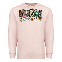 Pale Pink nurse Premium Sweatshirt - JahusDesignShop