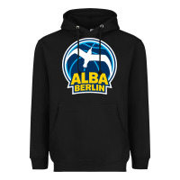 Black berlin albatrosse #ffce00 alba berlin, berlin, germany,  bg charlotten Heavyweight Hoodie - linhVisuals