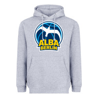 Heather Grey berlin albatrosse #ffce00 alba berlin, berlin, germany,  bg charlotten Heavyweight Hoodie - linhVisuals