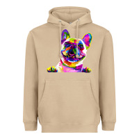 Mushroom frenchie french bulldog pop art portrait bouledogue t shirt Heavyweight Hoodie - linhVisuals