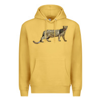 Antique Gold Jaguarundi Premium Hoodie - LillyAllenDesigns