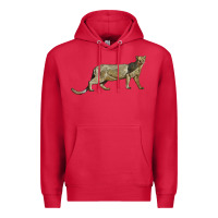 Cardinal Jaguarundi Premium Hoodie - LillyAllenDesigns