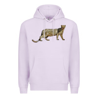 Lilac Jaguarundi Premium Hoodie - LillyAllenDesigns