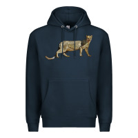 Navy Jaguarundi Premium Hoodie - LillyAllenDesigns