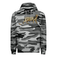 Slate Camo Jaguarundi Premium Hoodie - LillyAllenDesigns