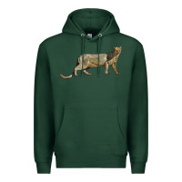 Sports Green Jaguarundi Premium Hoodie - LillyAllenDesigns