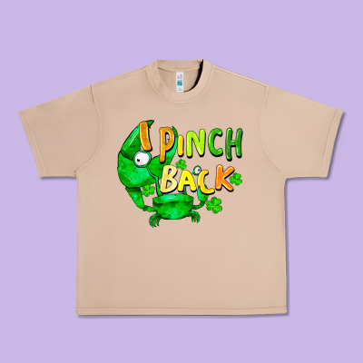I Pinch Back With Crab St. Patricks Day Urban Heavy Tee Designed By Fadigitalartstudio