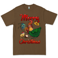 Cacao merry christmas chickens Premium Tee - RanaPortraitStore