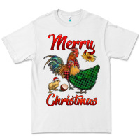 White merry christmas chickens Premium Tee - RanaPortraitStore