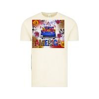 Vintage Arctic Fourth Of July America Truck Vintage Tee - FaDigitalArtStudio