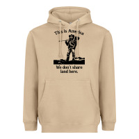 Mushroom this is america we don't share land here Heavyweight Hoodie - linhVisuals