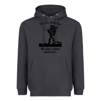 Smoke this is america we don't share land here Heavyweight Hoodie - linhVisuals