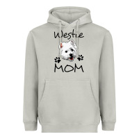 Moon Dust westie mom dog mama west highland terrier dog Heavyweight Hoodie - linhVisuals