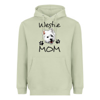 Matcha westie mom dog mama west highland terrier dog Heavyweight Hoodie - linhVisuals
