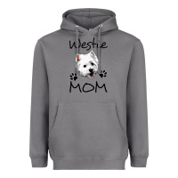 Storm westie mom dog mama west highland terrier dog Heavyweight Hoodie - linhVisuals