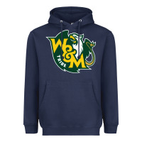 Navy william & mary tribe Heavyweight Hoodie - linhVisuals