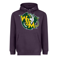 Plum william & mary tribe Heavyweight Hoodie - linhVisuals