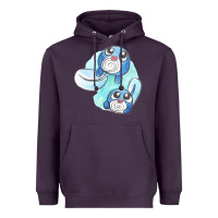 Plum poliwag watercolor Heavyweight Hoodie - linhVisuals