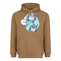 Toasted Coconut poliwag watercolor Heavyweight Hoodie - linhVisuals