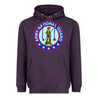 Plum army national guard Heavyweight Hoodie - linhVisuals
