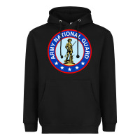 Black army national guard Heavyweight Hoodie - linhVisuals