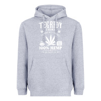 Heather Grey tegridy farms Heavyweight Hoodie - linhVisuals