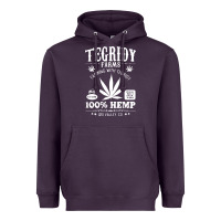 Plum tegridy farms Heavyweight Hoodie - linhVisuals