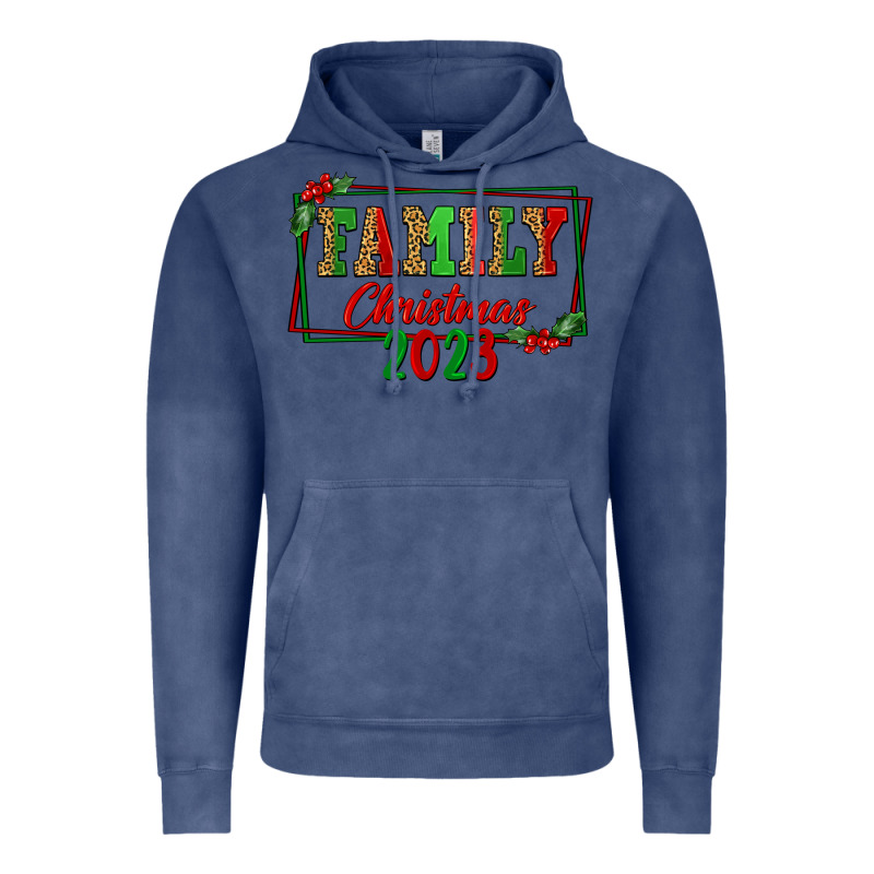 Family Christmas 2023 Vintage Hoodie by FaDigitalArtStudio | Teevron