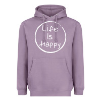 Lavender life is happy Heavyweight Hoodie - linhVisuals