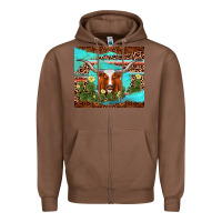 Chestnut longhorn tumbler Zipper Hoodie - AdoDesignShop