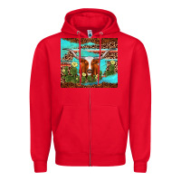 Red longhorn tumbler Zipper Hoodie - AdoDesignShop