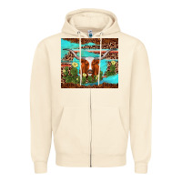 Sandshell longhorn tumbler Zipper Hoodie - AdoDesignShop