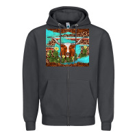 Smoke longhorn tumbler Zipper Hoodie - AdoDesignShop