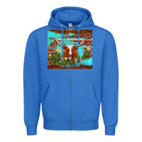 True Royal longhorn tumbler Zipper Hoodie - AdoDesignShop