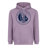 Lavender monmouth university Heavyweight Hoodie - linhVisuals