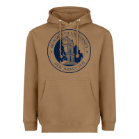 Toasted Coconut monmouth university Heavyweight Hoodie - linhVisuals