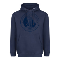 Navy monmouth university Heavyweight Hoodie - linhVisuals